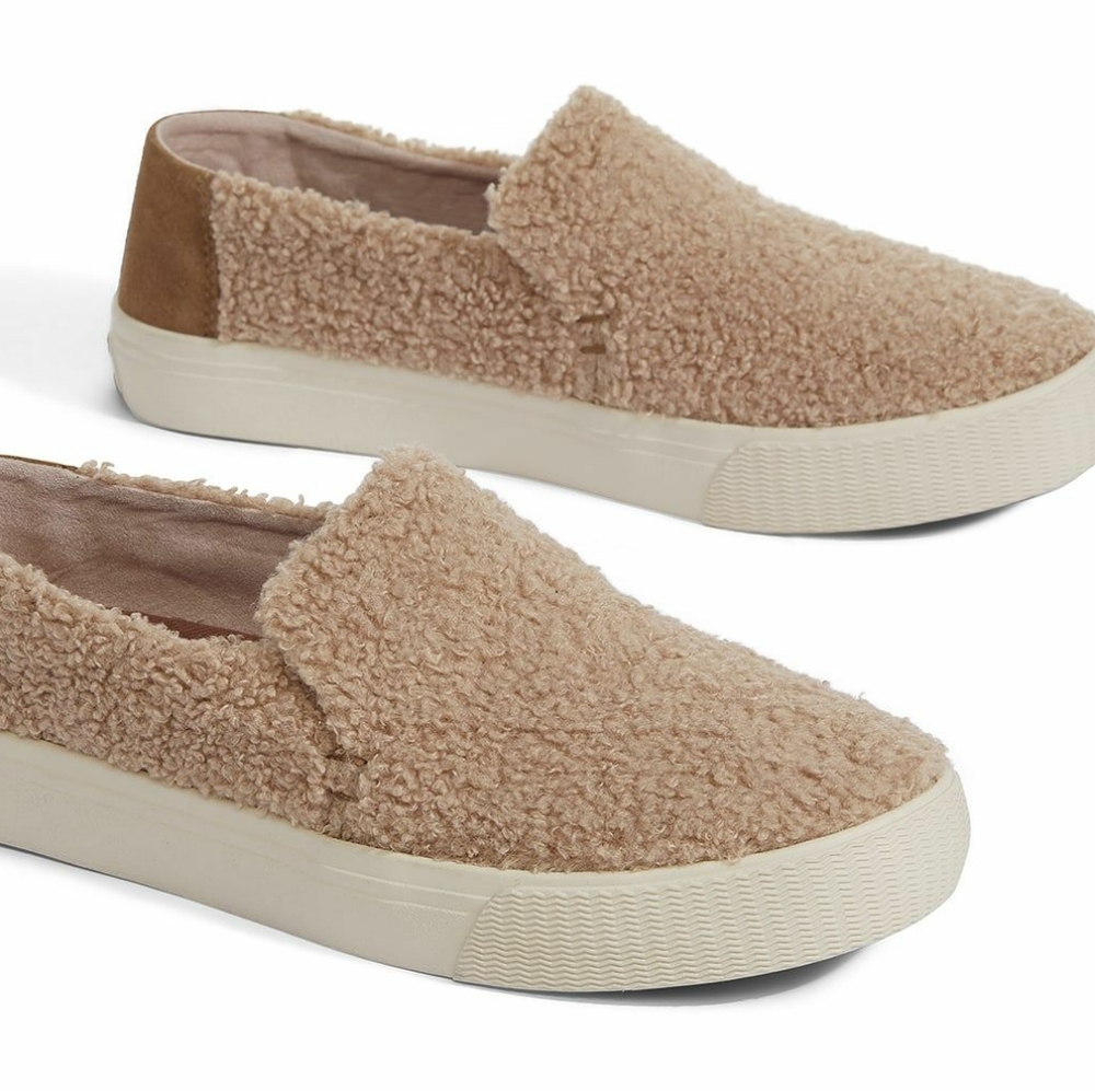 TOMS Sunset Faux Shearling Slip-on Sneakers